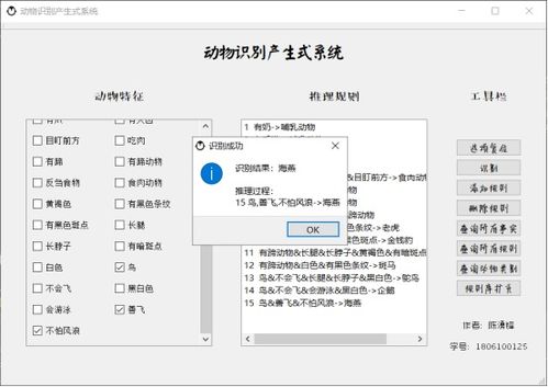 動物識別產(chǎn)生式系統(tǒng)的開發(fā) 人工智能基礎(chǔ)軟件項(xiàng)目的實(shí)踐